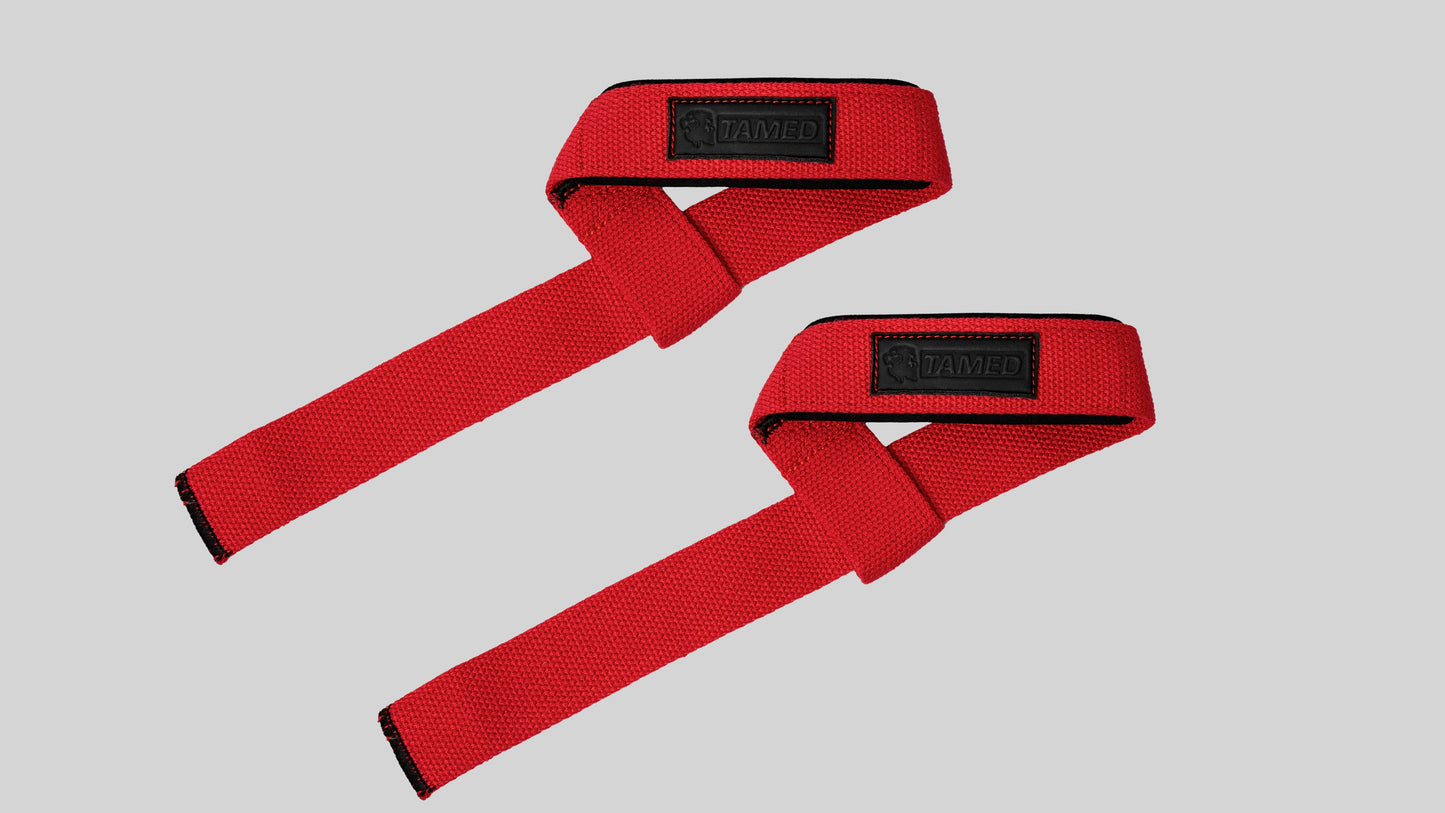 LIFTING STRAPS - RED