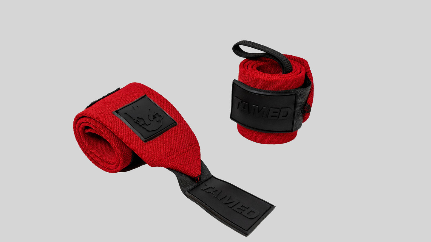 STIFF WRIST WRAPS-RED