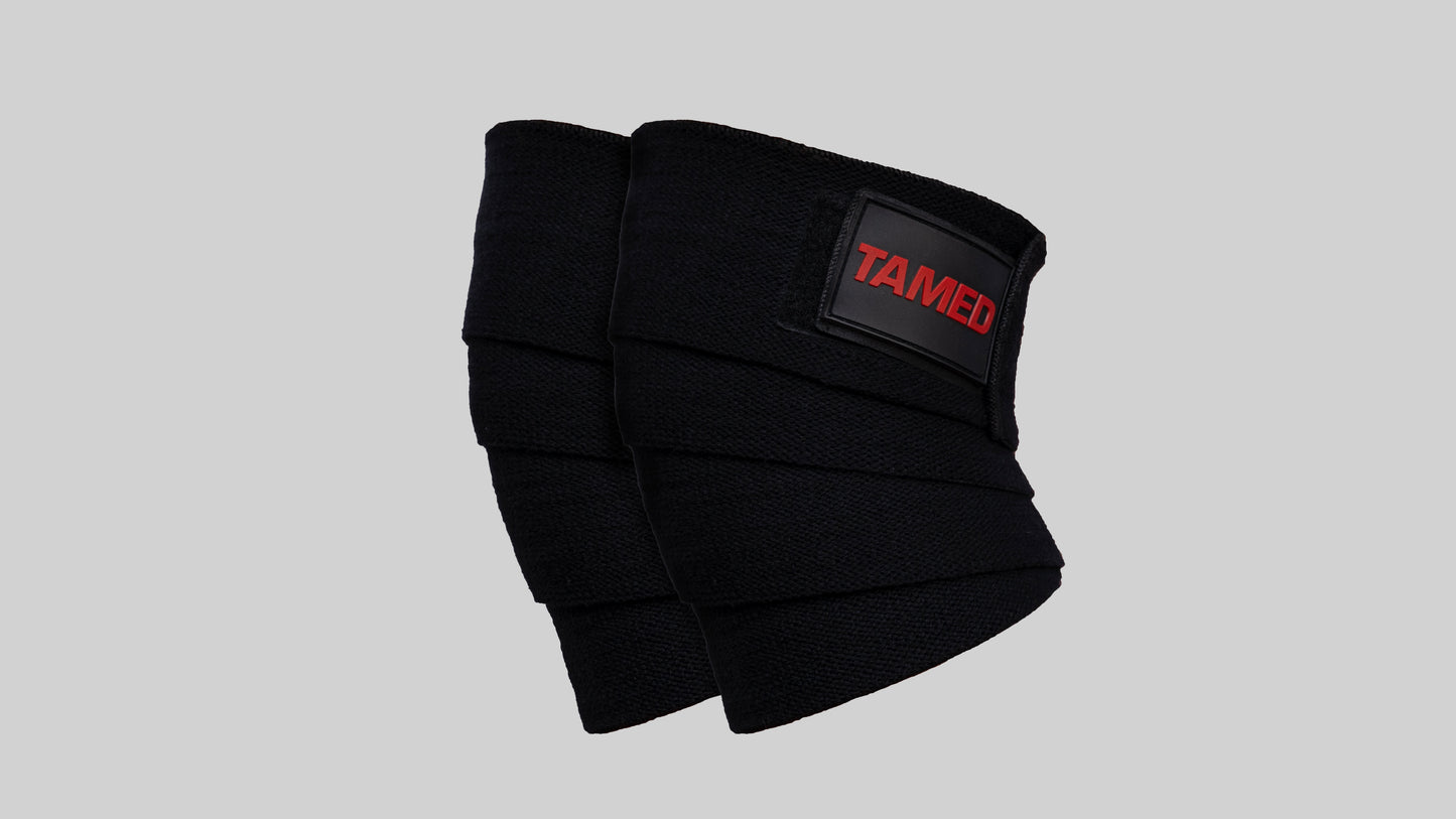 KNEE WRAPS-RED