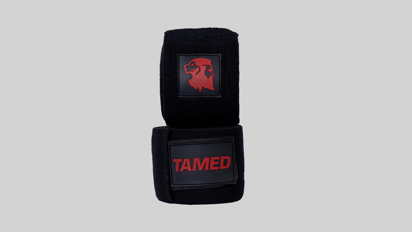 KNEE WRAPS-RED