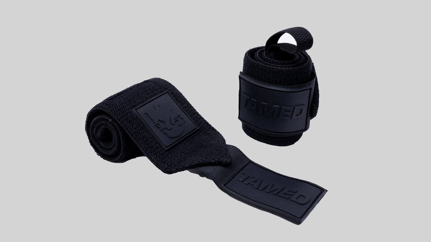 WRIST WRAPS-BLACK