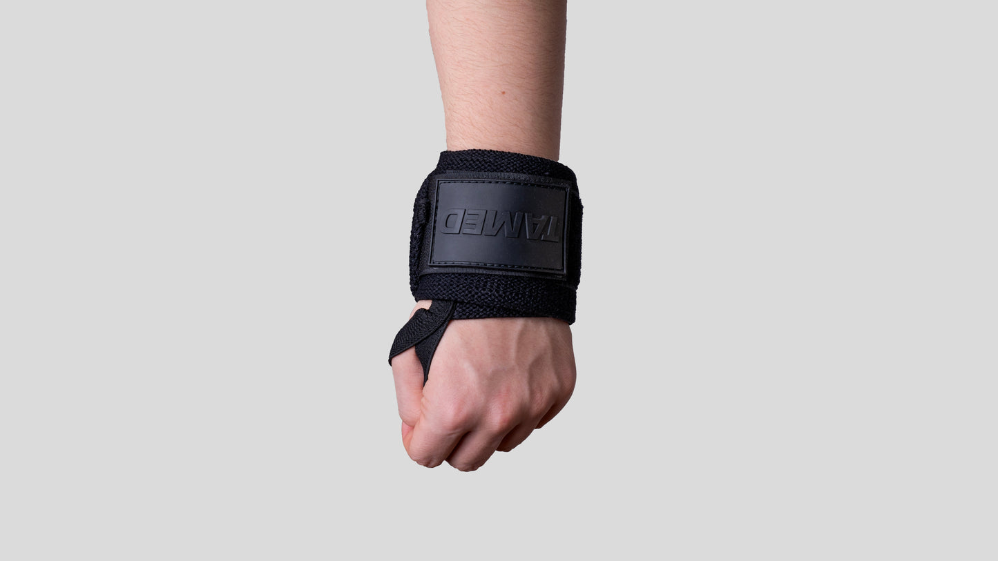 WRIST WRAPS-BLACK