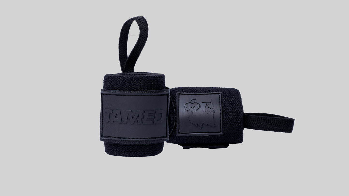 WRIST WRAPS-BLACK